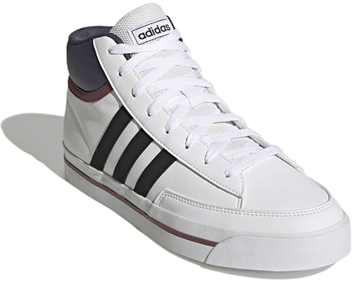 adidas neo Retrovulc Mid Skateboarding 'Putih' GW6682 Lookbook adidas neo Retrovulc Mid Skateboarding 'Putih' GW6682