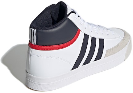 阿迪达斯NEO Retrovulc中帮白色帆布鞋 H02462 Shop 阿迪达斯NEO Retrovulc中帮白色帆布鞋 H02462