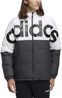 adidas Neo Jaket Puffer Reversible Hitam Musim Sejuk dengan Logo Colorblock. H45282 Purchase adidas Neo Jaket Puffer Reversible Hitam Musim Sejuk dengan Logo Colorblock. H45282