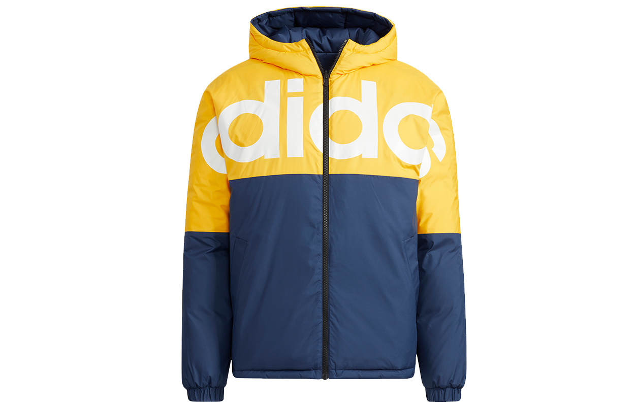 Order adidas Neo Jaket Musim Dingin Reversible Puffer Emas dengan Hood. H45285