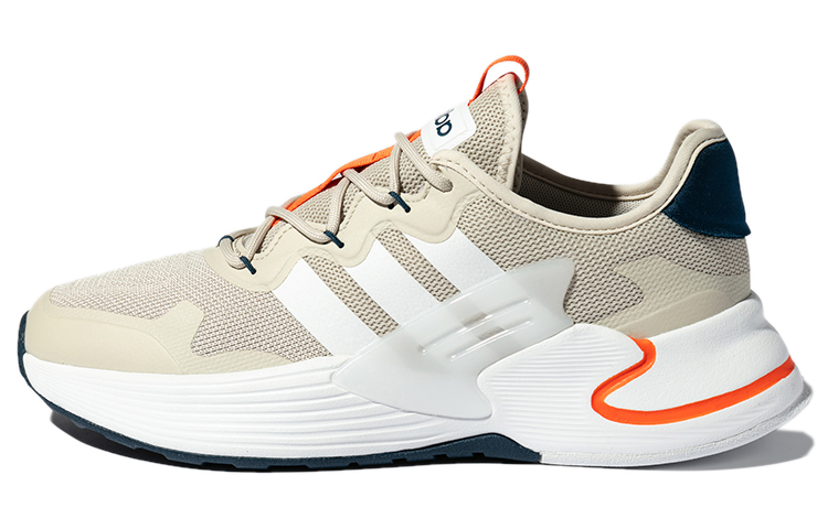 adidas neo Romr Shock Absorption Wear-resistant Non-Slip Low Tops Sports Shoe Beige FY6642
