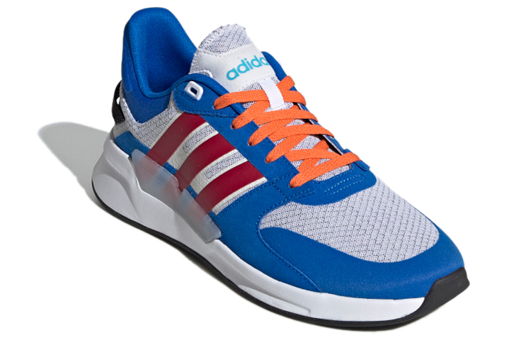 Lookbook adidas neo Run90s 減震防滑耐磨 低筒運動鞋 藍白紅