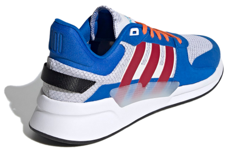 Shop adidas neo Run90s 減震防滑耐磨 低筒運動鞋 藍白紅