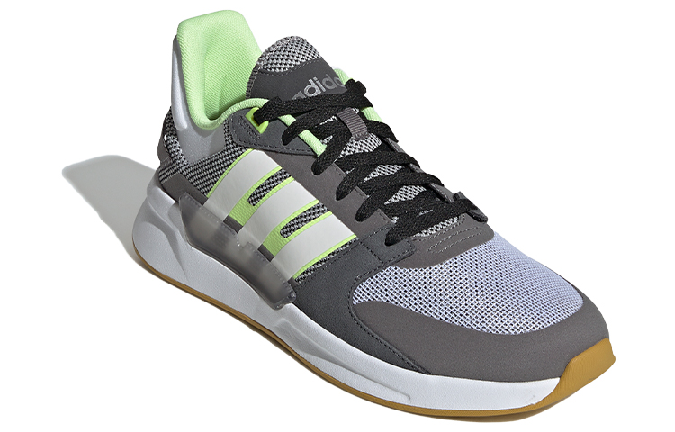 Lookbook 阿迪达斯 NEO Run90s 灰/绿 EF0586