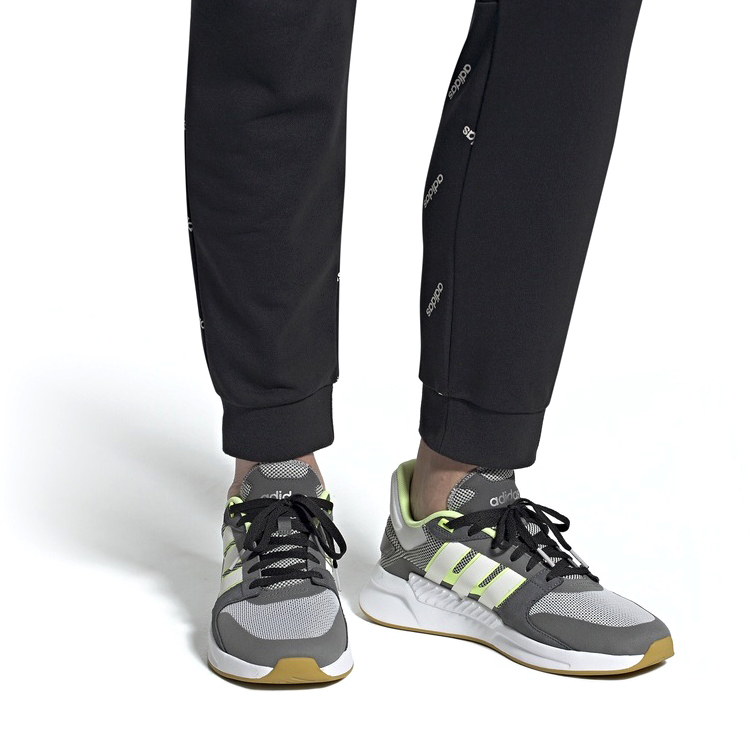Sizing 阿迪达斯 NEO Run90s 灰/绿 EF0586