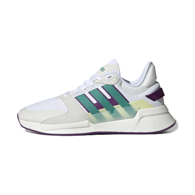 adidas neo RUN90S Sports Casual Shoes 'White Brown Green'