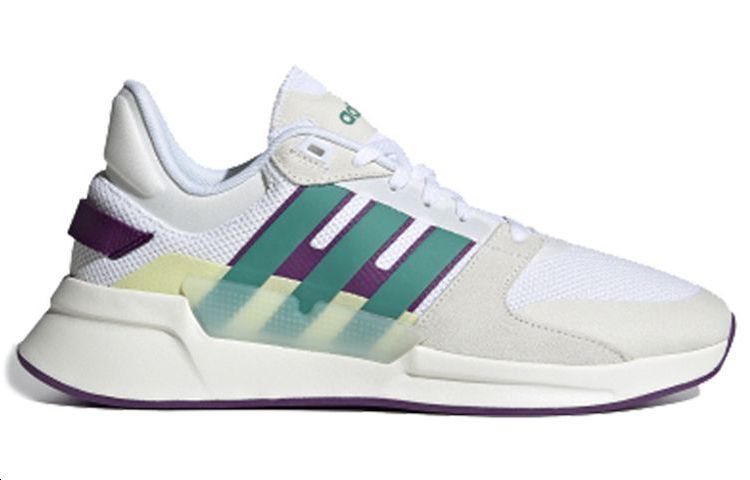Order adidas neo RUN90S Kasut Santai Sukan 'Putih Coklat Hijau' EH2572