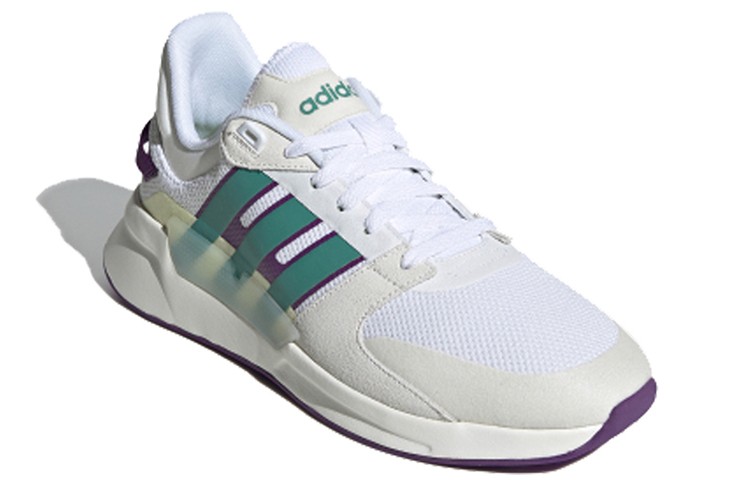 Lookbook adidas neo RUN90S Kasut Santai Sukan 'Putih Coklat Hijau' EH2572