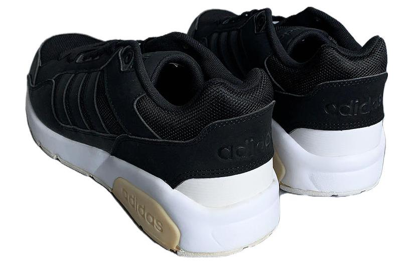 Lookbook adidas 圓頭舒適 防滑減震 低筒 生活休閒鞋 男款 黑色