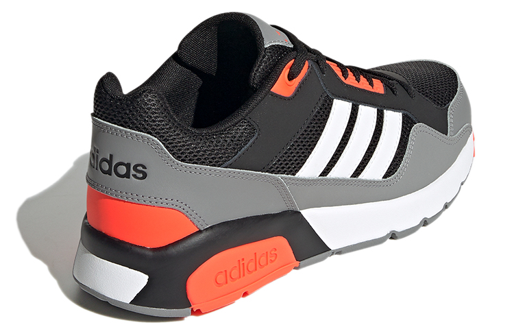 Shop adidas neo Run9tis 'Hitam Kelabu Jingga' GY0662