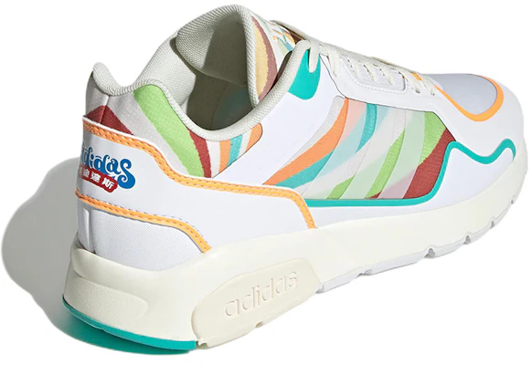 adidas neo Run9tis 減震防滑 低筒 跑步鞋 男女款 白藍綠 Shop adidas neo Run9tis 減震防滑 低筒 跑步鞋 男女款 白藍綠