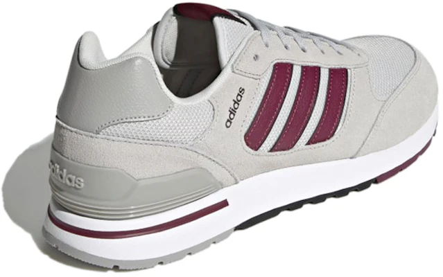 adidas neo RUN 80S 復古休閒 耐磨防滑 低筒 跑步鞋 男女款 灰紅色 Shop adidas neo RUN 80S 復古休閒 耐磨防滑 低筒 跑步鞋 男女款 灰紅色