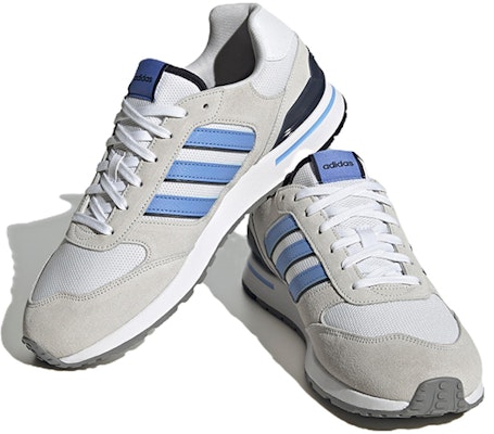 Kasut Adidas Neo Run 80-an 'Putih Biru Fusion' HP6111 Lookbook Kasut Adidas Neo Run 80-an 'Putih Biru Fusion' HP6111
