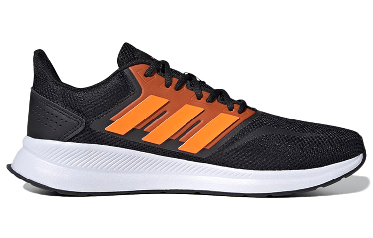 adidas neo Runfalcon Black/Orange 圖 2