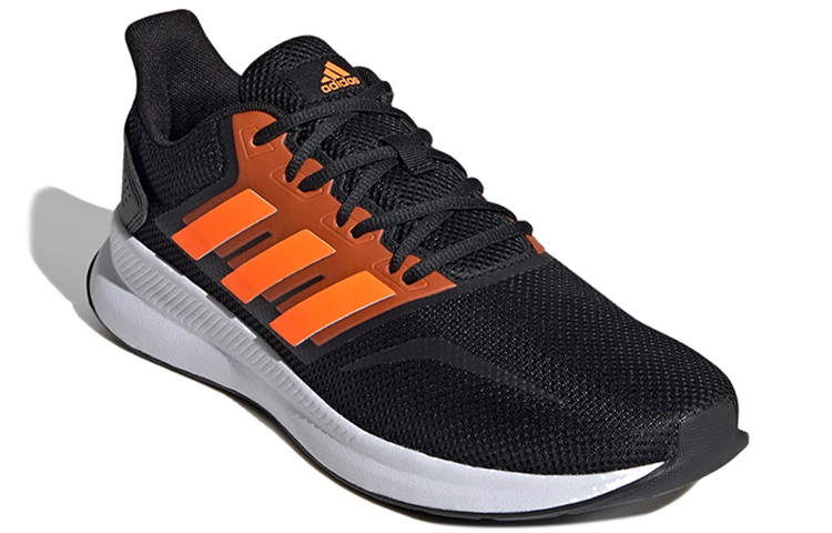 adidas neo Runfalcon Black/Orange 圖 3