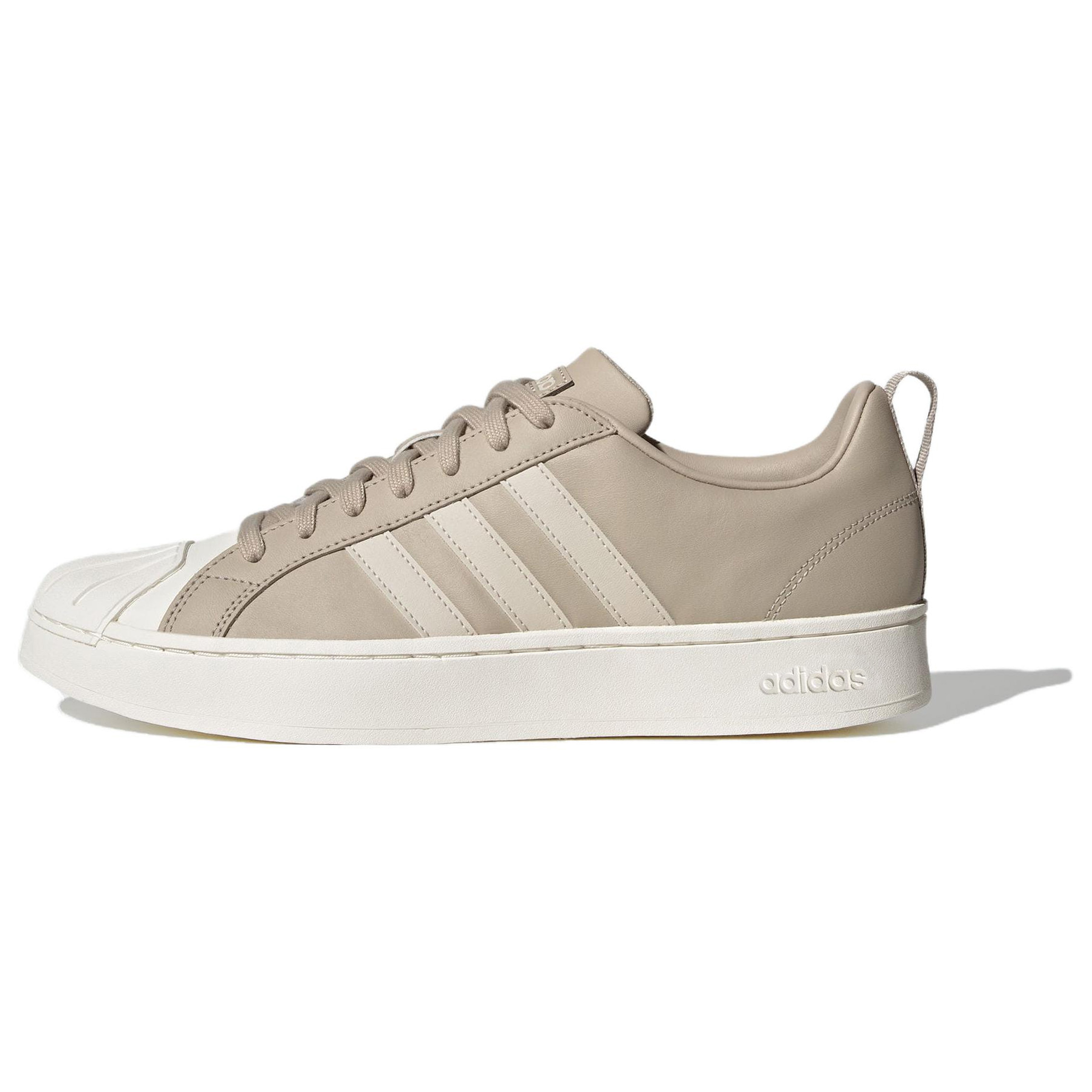 adidas Neo STREETCHECK Low-Top Sneakers Cream White Cushioned Durable ID6062