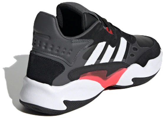 adidas neo STREETSPIRIT 2.0 防滑耐磨 高筒 籃球鞋 男款 黑色 Lookbook adidas neo STREETSPIRIT 2.0 防滑耐磨 高筒 籃球鞋 男款 黑色