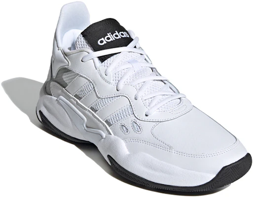 adidas neo Streetspirit 2.0 防滑耐磨 中筒實戰籃球鞋 白灰黑 Lookbook adidas neo Streetspirit 2.0 防滑耐磨 中筒實戰籃球鞋 白灰黑