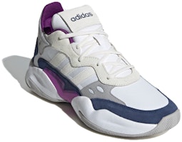 adidas neo STREETSPIRIT 2.0 耐磨透氣 低筒 籃球鞋 男款 白紫 Lookbook adidas neo STREETSPIRIT 2.0 耐磨透氣 低筒 籃球鞋 男款 白紫