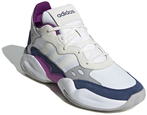 adidas neo STREETSPIRIT 2.0 耐磨透氣 低筒 籃球鞋 男款 白紫 Lookbook adidas neo STREETSPIRIT 2.0 耐磨透氣 低筒 籃球鞋 男款 白紫