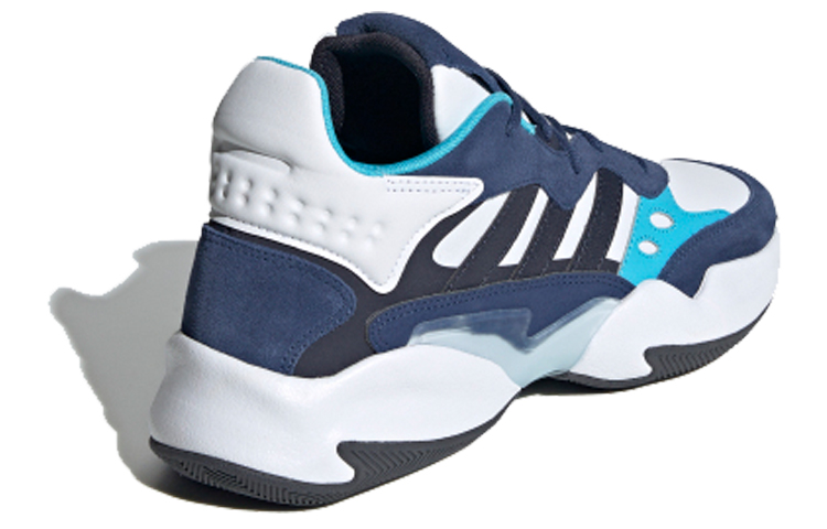 Lookbook adidas neo STREETSPIRIT 2.0 低筒 籃球鞋 男款 靛藍白