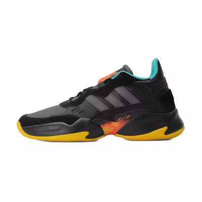 adidas neo STREETSPIRIT 2.0 Sports Casual Shoes 'Black Yellow'