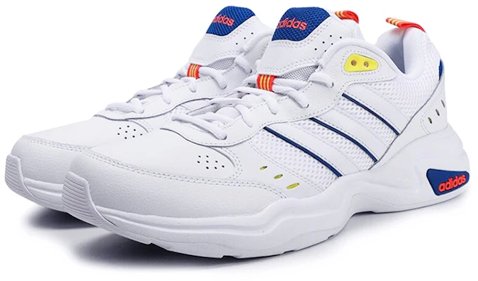 adidas Neo Strutter ''Wit Blauw Geel'' EG8382 Shop adidas Neo Strutter ''Wit Blauw Geel'' EG8382