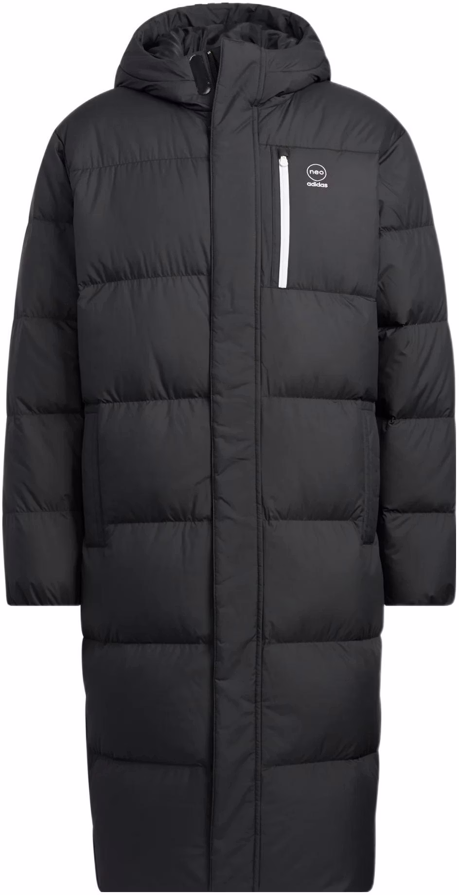 adidas-neo-unisex-black-logo-printed-zip-up-puffer-jacket-hn-4786