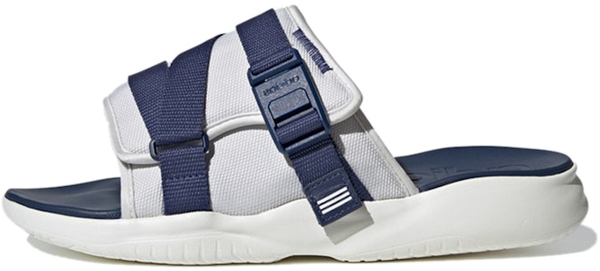 adidas neo Utx涼鞋 耐磨防滑 一字式平底運動拖鞋 男女款 藍灰 Buy adidas neo Utx涼鞋 耐磨防滑 一字式平底運動拖鞋 男女款 藍灰