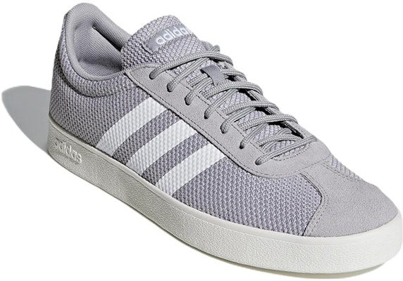 adidas neo Vl Court 2.0 耐磨輕便休閒板鞋 灰白 Lookbook adidas neo Vl Court 2.0 耐磨輕便休閒板鞋 灰白