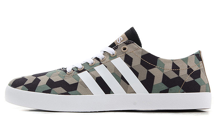 adidas NEO Vs Easy Vulc 'Black Green Plaid' B74571