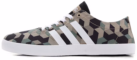 adidas NEO Vs Easy Vulc 'Black Green Plaid' B74571 adidas NEO Vs Easy Vulc 'Black Green Plaid' B74571