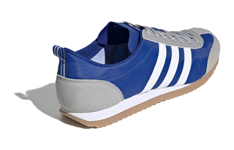 Shop adidas neo VS JOG 防滑耐磨 低筒路跑鞋 男女款 藍灰白