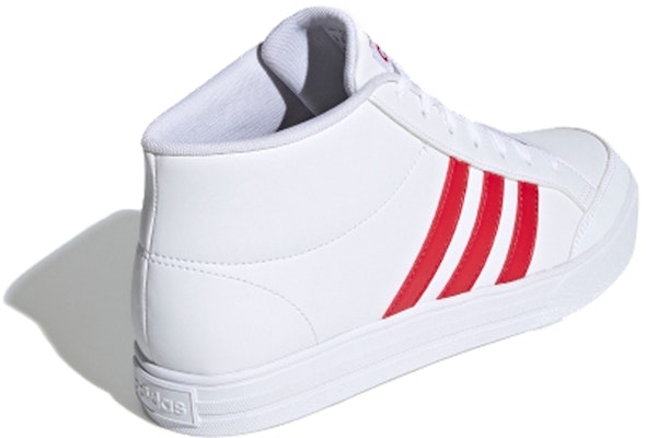 adidas neo Vs Set Mid 'White Red' FW5673 Lookbook adidas neo Vs Set Mid 'White Red' FW5673