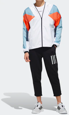 adidas Neo 風衣 白色/經典墨藍 DW8109 Shop adidas Neo 風衣 白色/經典墨藍 DW8109