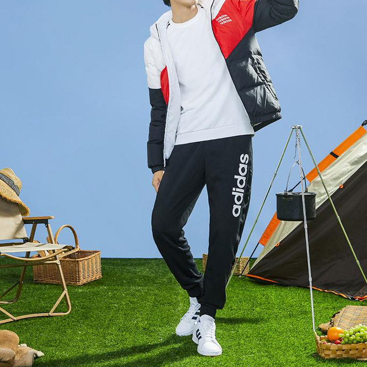 adidas NEO Winter Colorblock Hooded Down Jacket White Duck Insulation H45268 圖 6