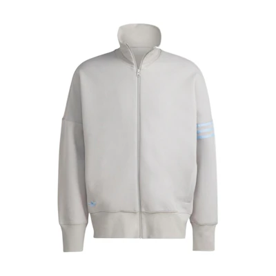 adidas Neuclassics Embroidered Logo 3-Stripes Track Jacket Grey Mens HS1520