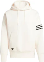 adidas Neuclassics White Striped Hooded Sweatshirt - Soft & Breathable JF9141 adidas Neuclassics White Striped Hooded Sweatshirt - Soft & Breathable JF9141