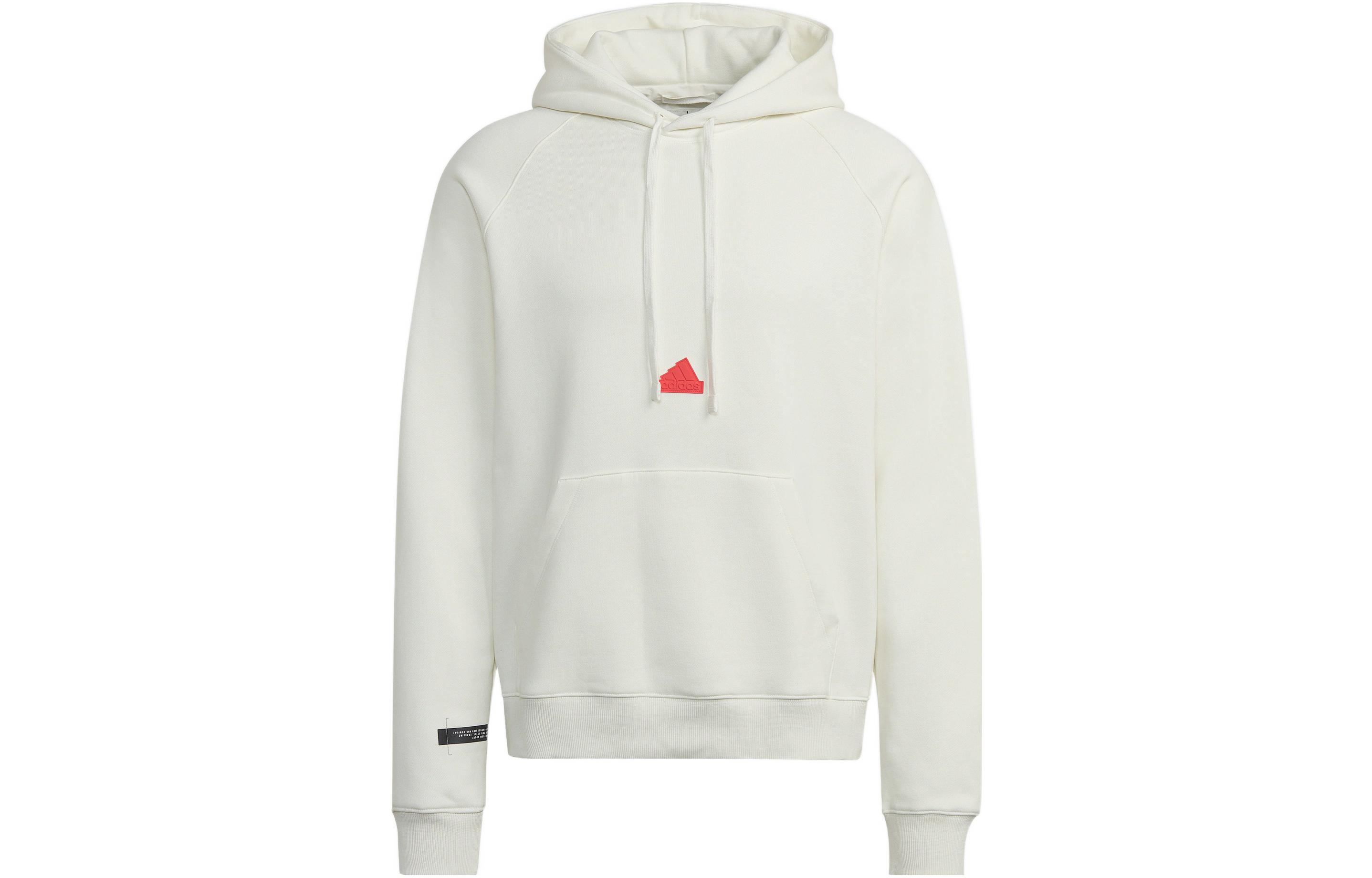 adidas New Fl Hoodie Pullover Sweatshirt Off-White HG2073