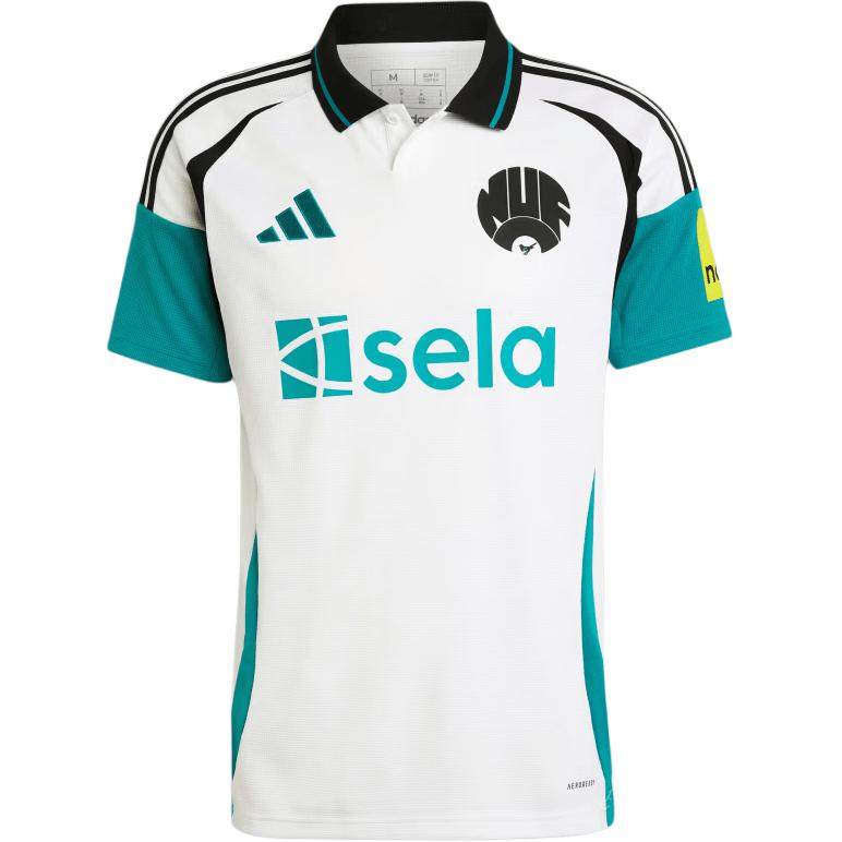 adidas Newcastle United FC SS24 White Quick-Dry Football Jersey. IW0390