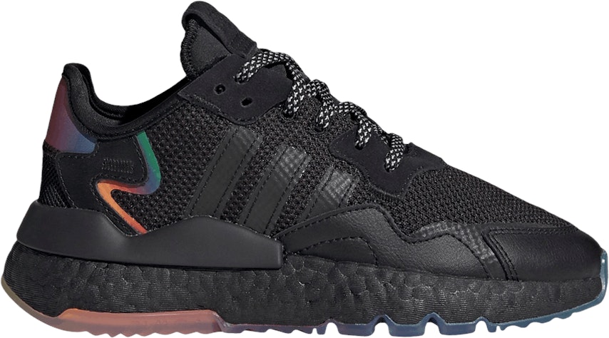 Grade School adidas Nite Jogger Black Rainbow FV4545 FV4545