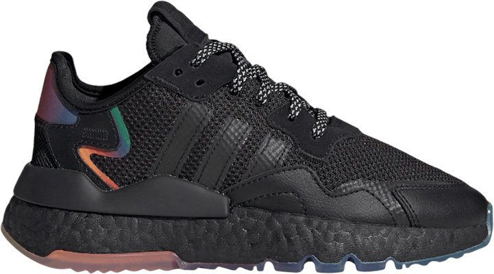 Adidas black top rainbow shoes