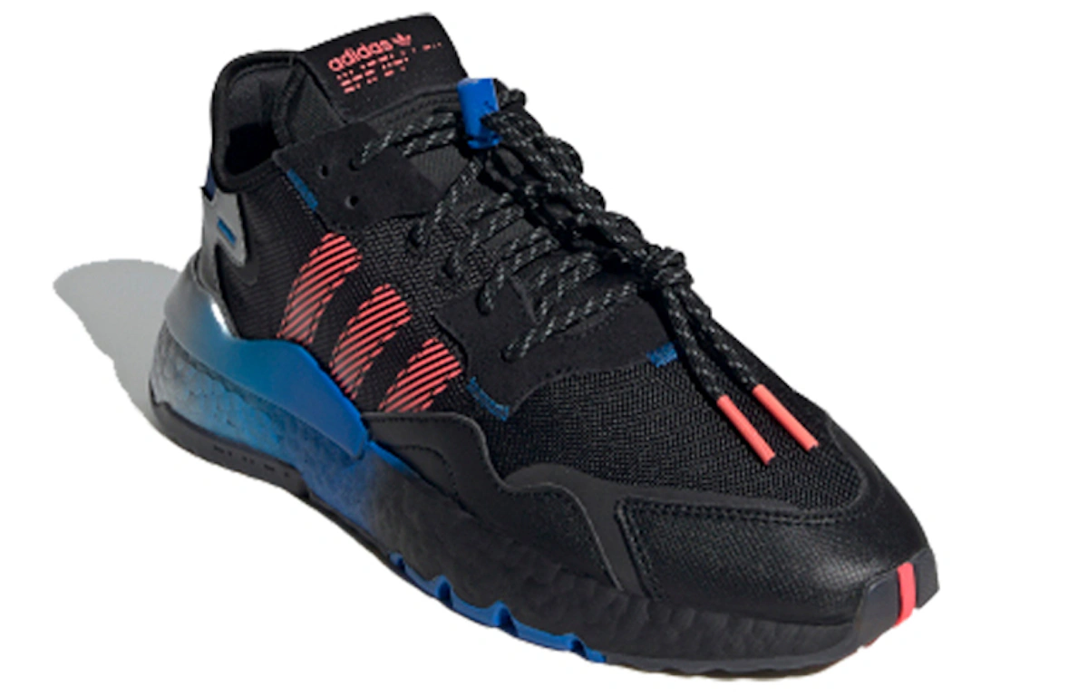 adidas Nite Jogger 'Black Flash Red Blue' FW4275