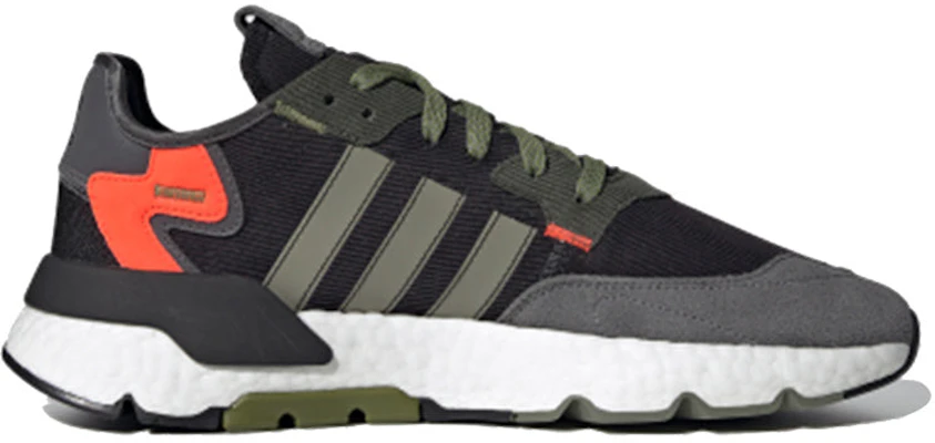 adidas originals Nite Jogger 防滑耐磨 低筒 運動休閒鞋 男女同款 黑綠灰 Order adidas originals Nite Jogger 防滑耐磨 低筒 運動休閒鞋 男女同款 黑綠灰