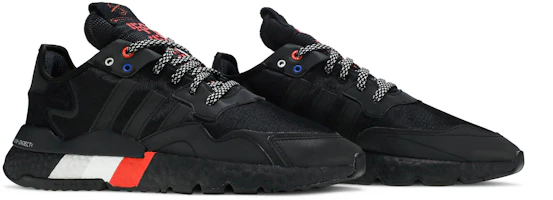 adidas originals Nite Jogger 防滑輕便耐磨 低筒 運動休閒鞋 男女款 黑灰紅 Cheap adidas originals Nite Jogger 防滑輕便耐磨 低筒 運動休閒鞋 男女款 黑灰紅