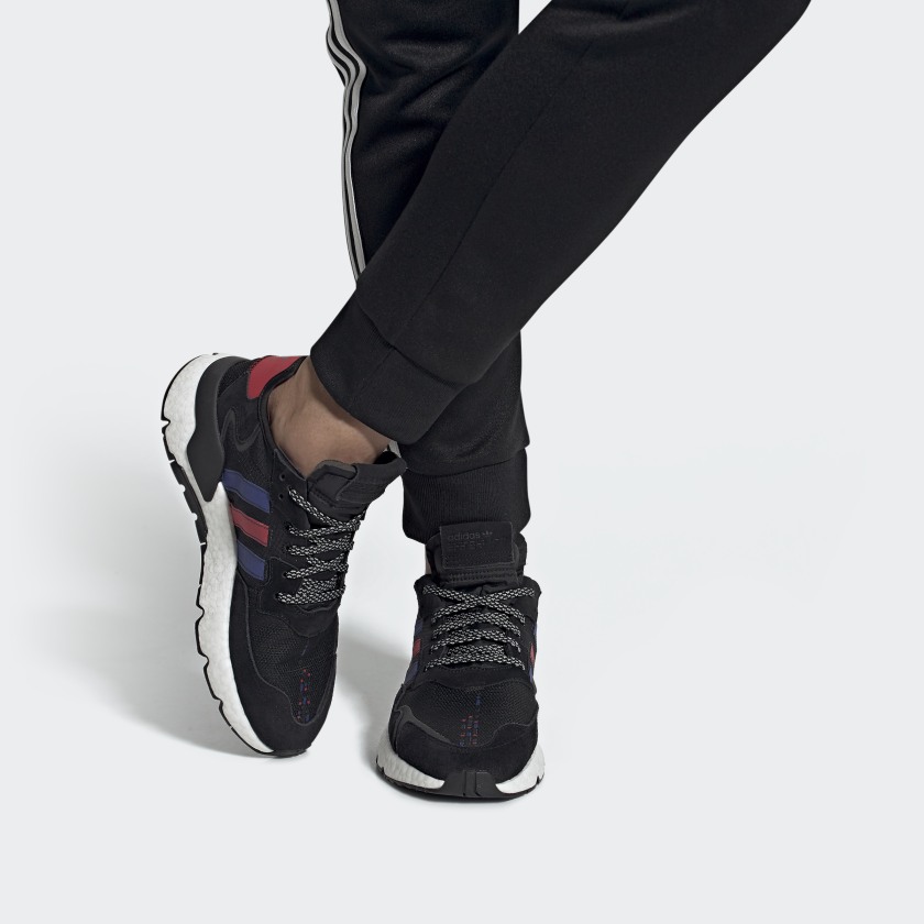 Details for adidas Nite Jogger 'Negro Azul Real Escarlata' FV3585