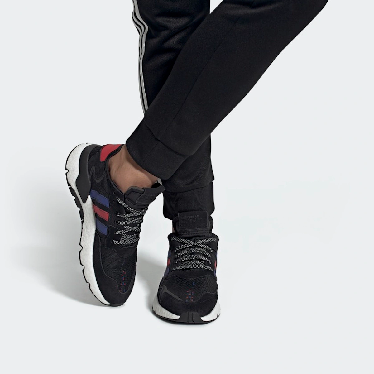 adidas Nite Jogger 'Black Royal Scarlet' FV3585