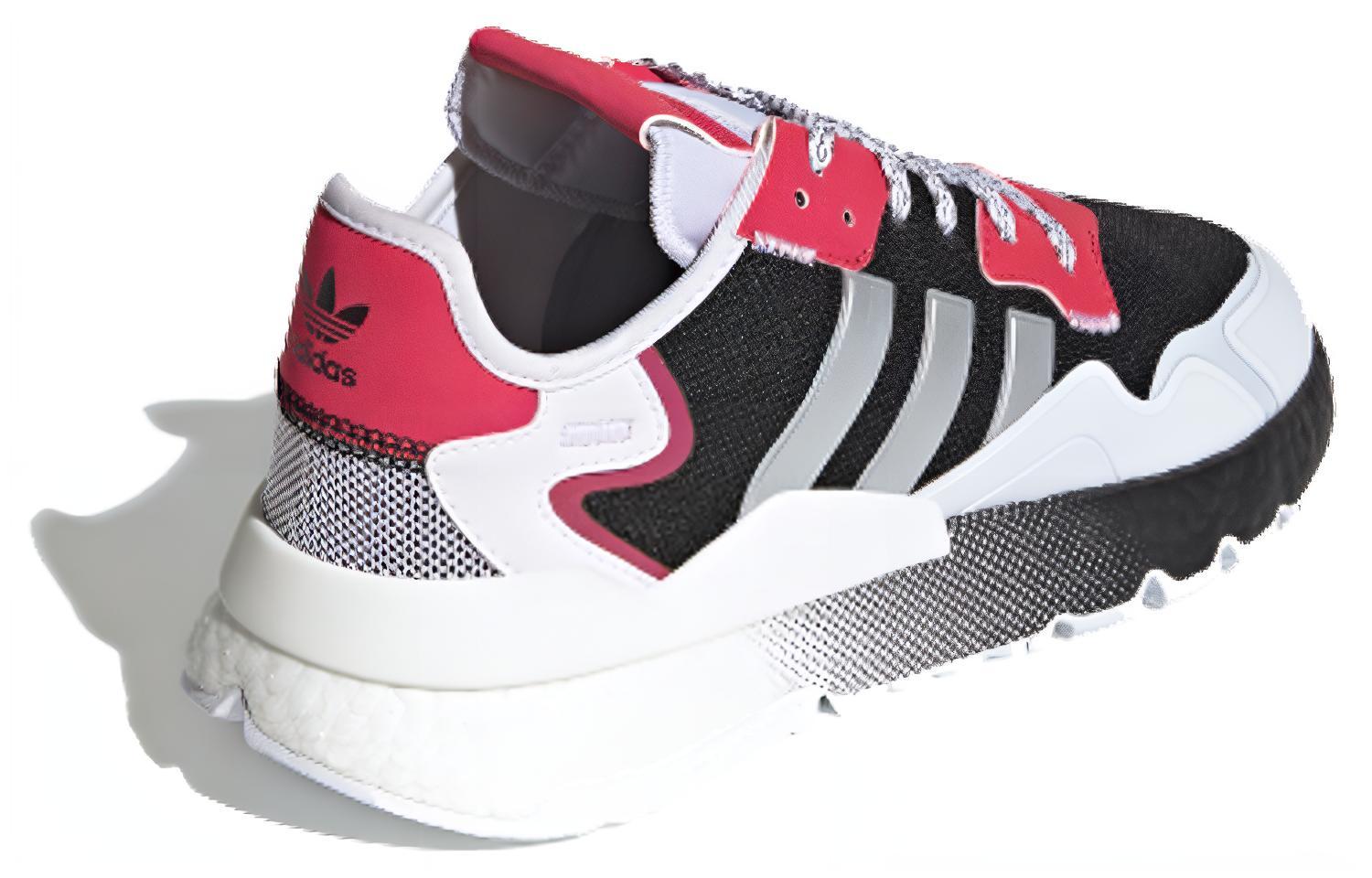 Shop adidas Nite Jogger 'Black Silver Metallic' EF5402