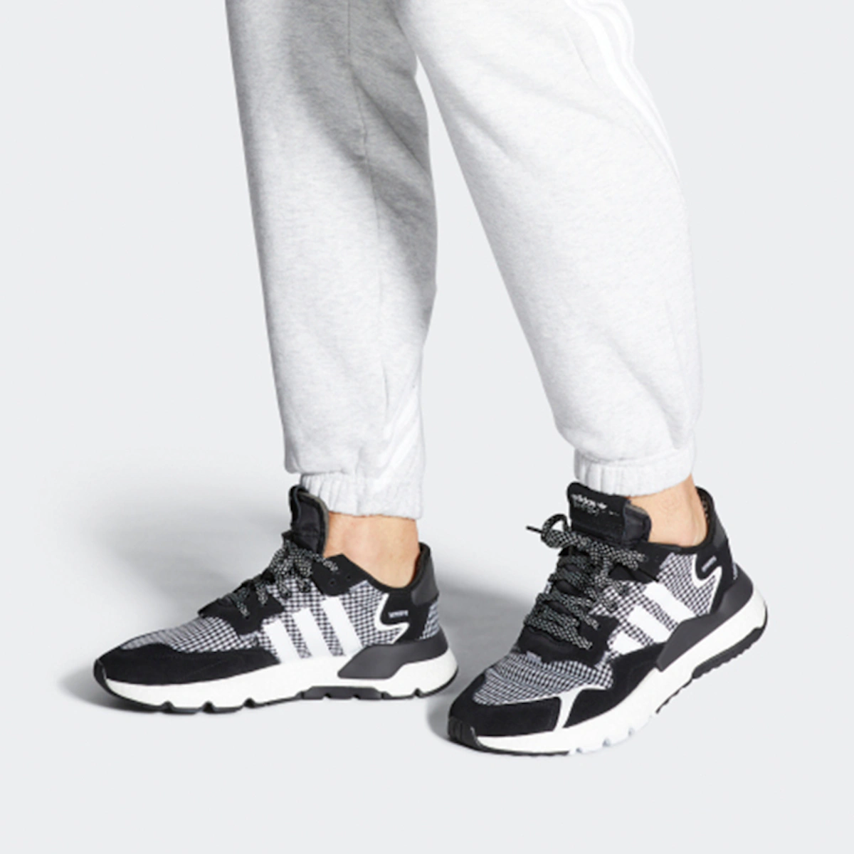 adidas Nite Jogger 'Black White' FV3854