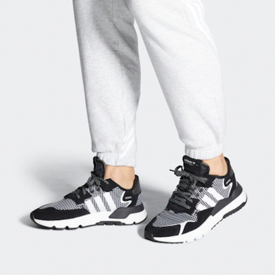 adidas Nite Jogger 'Black White' FV3854